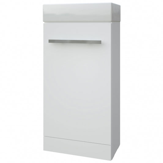 Purity Cloakroom Unit Floor standing White