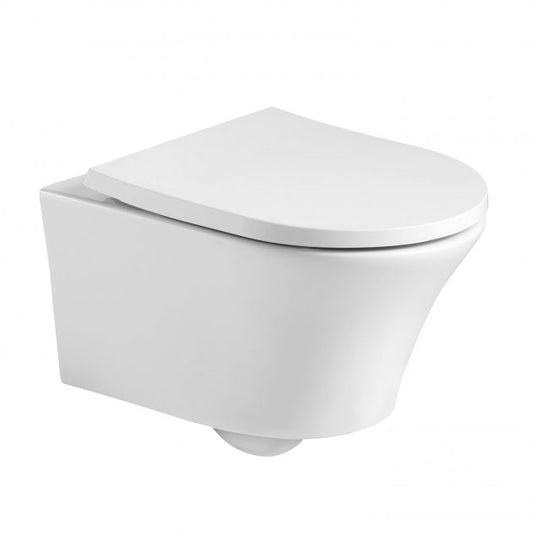 Kameo Rimless Wall Hung Toilet - Soft Close Seat