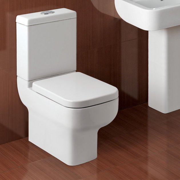 Options 600 Open Back Comfort Height Toilet with Cistern - Soft Close Seat