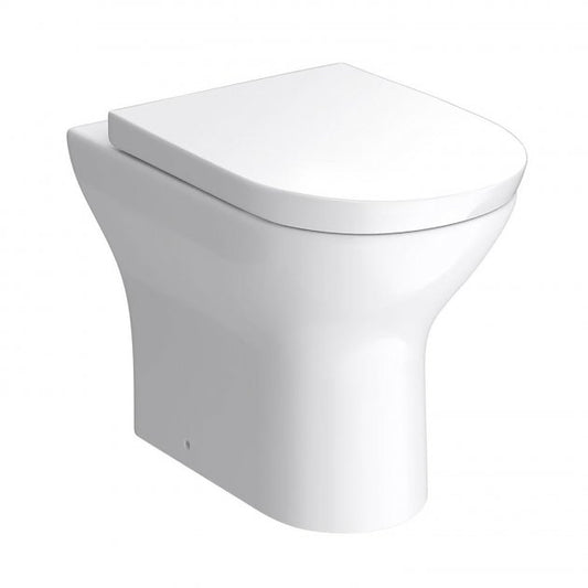 Project Round Back to Wall Toilet - Soft Close Seat