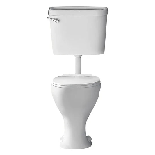 Proton Low Level Toilet with Side Feed Lever Cistern - Soft Close Seat